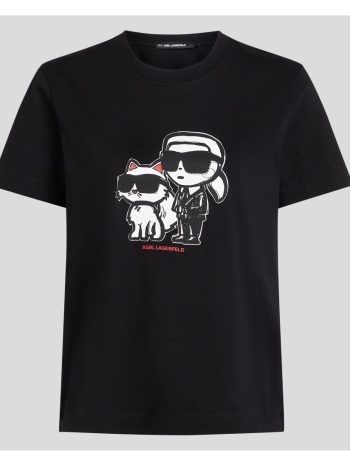 t-shirt με κοντά μανίκια karl lagerfeld ikon sketch duo σε προσφορά