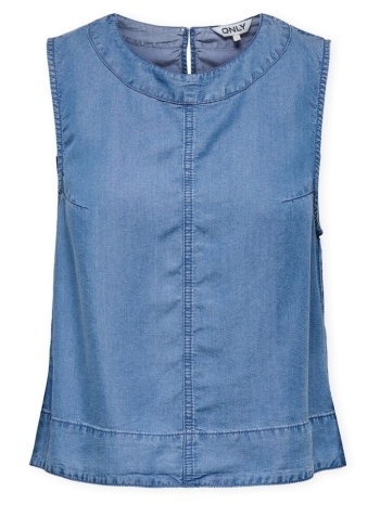 μπλούζα only top pema-dorsi - medium blue denim |