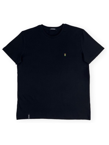 t-shirts & polos organic monkey t-shirt greenlight - black |