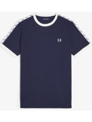 t-shirts & polos fred perry taped ringer t-shirt |