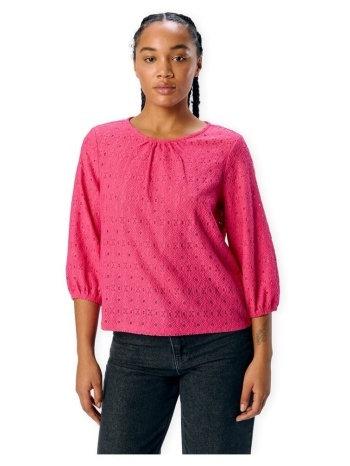 μπλούζα object noos top laila 3/4 - raspberry sorbet |