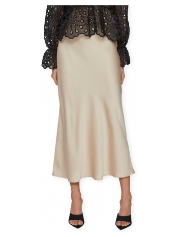 κοντές φούστες vila noos elette skirt - cement |