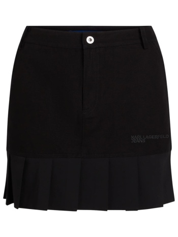 κοντές φούστες karl lagerfeld klj pleated mini skirt