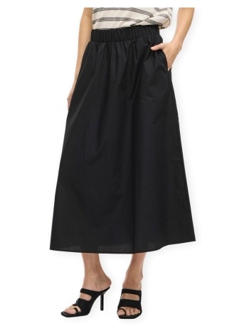 κοντές φούστες vila noos sophie skirt - black beauty |