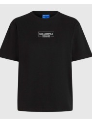 t-shirt με κοντά μανίκια karl lagerfeld klj reg outline logo tee |