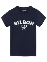 t-shirt με κοντά μανίκια silbon 124575 |