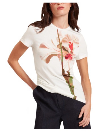 t-shirt με κοντά μανίκια ted baker meeliee printed slim fit