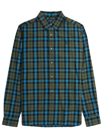 πουκάμισο με μακριά μανίκια fred perry fp tartan twill σε προσφορά