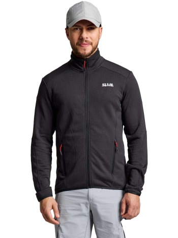 φούτερ slam act grid fleece | σε προσφορά