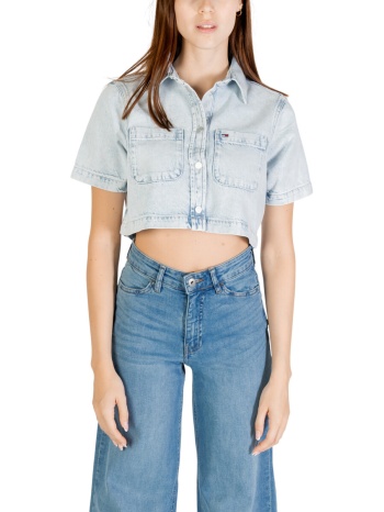 πουκάμισα tommy hilfiger cropped ss shirt ci6 dw0dw21072 | σε προσφορά