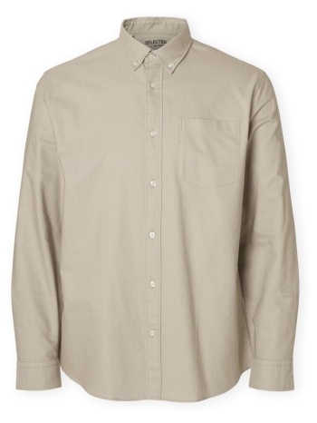 πουκάμισο με μακριά μανίκια selected noos regrick oxford
