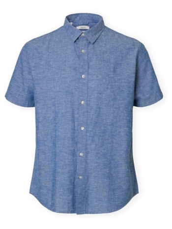 πουκάμισο με μακριά μανίκια selected noos reg-sun shirt 