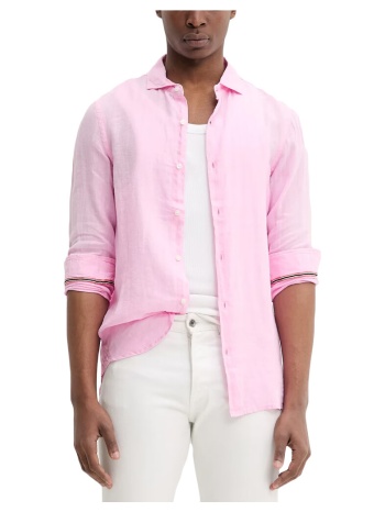 πουκάμισο με μακριά μανίκια superdry d2 stud vacation linen