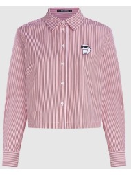 πουκάμισα karl lagerfeld ikon choupette cropped shi |