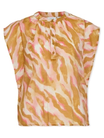 μπλούζα vila top lyria soa - wood thrush |