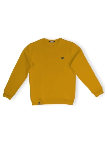 φούτερ organic monkey sweatshirt retro sound - mustard |