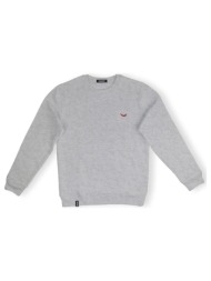 φούτερ organic monkey sweatshirt red hot - grey |