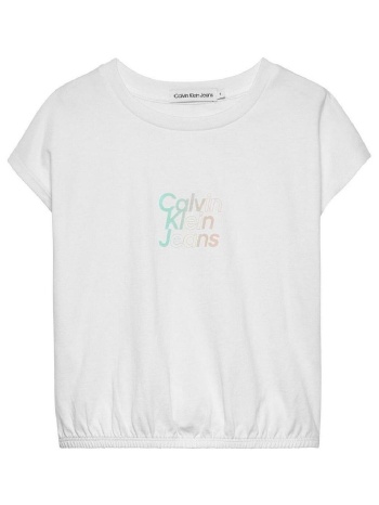 t-shirt με κοντά μανίκια calvin klein jeans ig0ig02432 yaf | σε προσφορά
