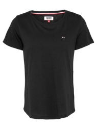 t-shirt με κοντά μανίκια tommy hilfiger tommy jeans soft jersey t-shirt women |