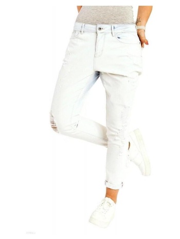παντελόνια only lima boyfriend jeans l32 - white | σε προσφορά