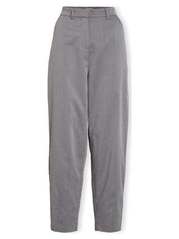 παντελόνια vila naba trousers 7/8 - dark grey |