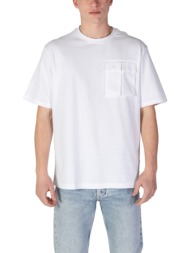 πόλο με μακριά μανίκια antony morato relaxed fit logo print on back collar mmks02465-fa100245 |