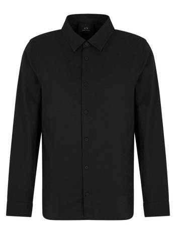 πουκάμισο με μακριά μανίκια eax slim fit shirt men |
