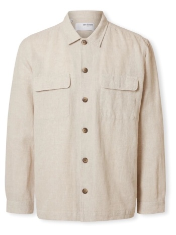 πουκάμισο με μακριά μανίκια selected noos leroy sun shirt 