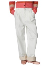 παντελόνια stella nova two-toned cotton pants |