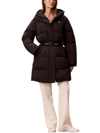 χοντρό μπουφάν calvin klein jeans belted midweight lon σε προσφορά