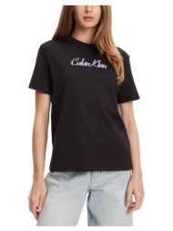 t-shirt με κοντά μανίκια calvin klein jeans 20s classic logo t-shirt women |