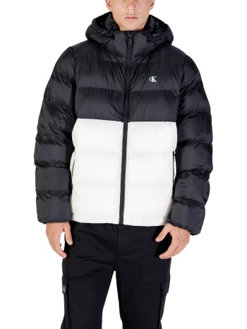 χοντρό μπουφάν calvin klein jeans ls nylon color bock σε προσφορά