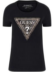 t-shirt με κοντά μανίκια guess ss cn triangle python tee |