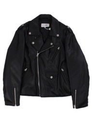 δερμάτινο μπουφάν mm6 maison margiela m60835 mm01y |