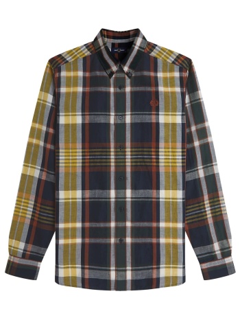 πουκάμισο με μακριά μανίκια fred perry fp madras check σε προσφορά