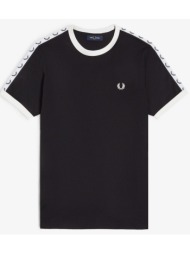 t-shirt με κοντά μανίκια fred perry taped ringer t-shirt |
