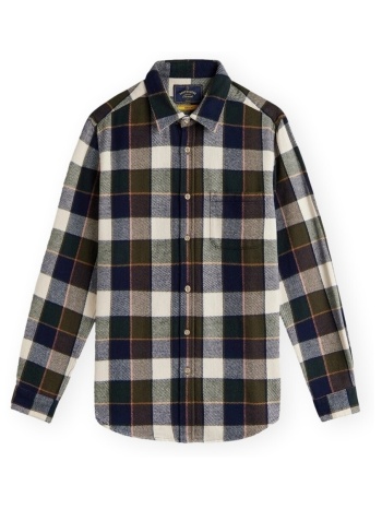πουκάμισο με μακριά μανίκια portuguese flannel pine shirt |
