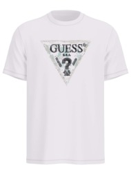t-shirt με κοντά μανίκια guess ss cn triangle tee |