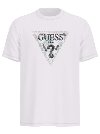 t-shirt με κοντά μανίκια guess ss cn triangle tee | σε προσφορά