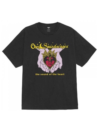 t-shirt με κοντά μανίκια obey soundscapes |