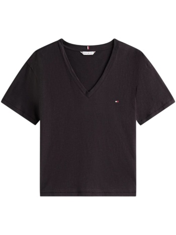 t-shirt με κοντά μανίκια tommy hilfiger slub mdrn v-nk ss σε προσφορά
