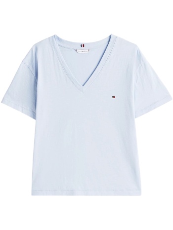 t-shirt με κοντά μανίκια tommy hilfiger slub mdrn v-nk ss σε προσφορά
