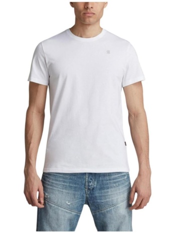 t-shirt με κοντά μανίκια g-star raw d16411-336 110 white | σε προσφορά