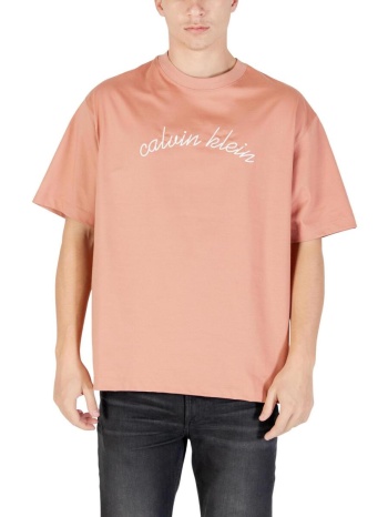 t-shirt με κοντά μανίκια calvin klein jeans ss center chain