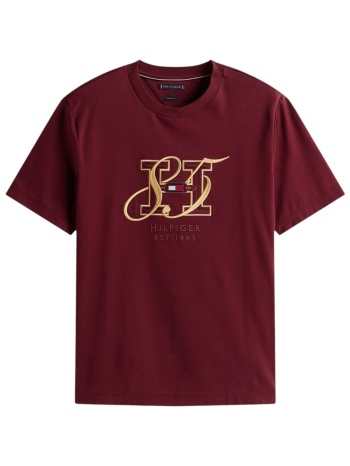 t-shirt με κοντά μανίκια tommy hilfiger diwali interlock σε προσφορά