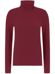 μπλουζάκια με μακριά μανίκια deha cashmere blend high neck t-shirt |