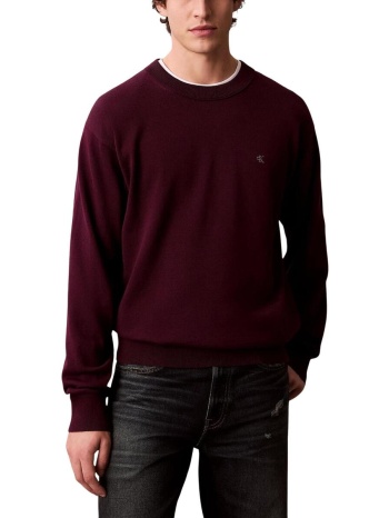 πουλόβερ calvin klein jeans ls ez cotton crewnk lv04rc309g |