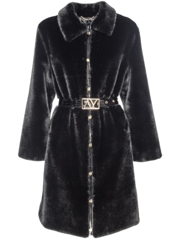 παλτό ayfee giacca lunga fake fur cam25226 | σε προσφορά