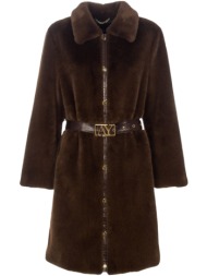 παλτό ayfee giacca lunga fake fur cam25226 |