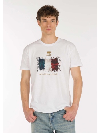 t-shirt με κοντά μανίκια errea naz. italia volley t-shirt